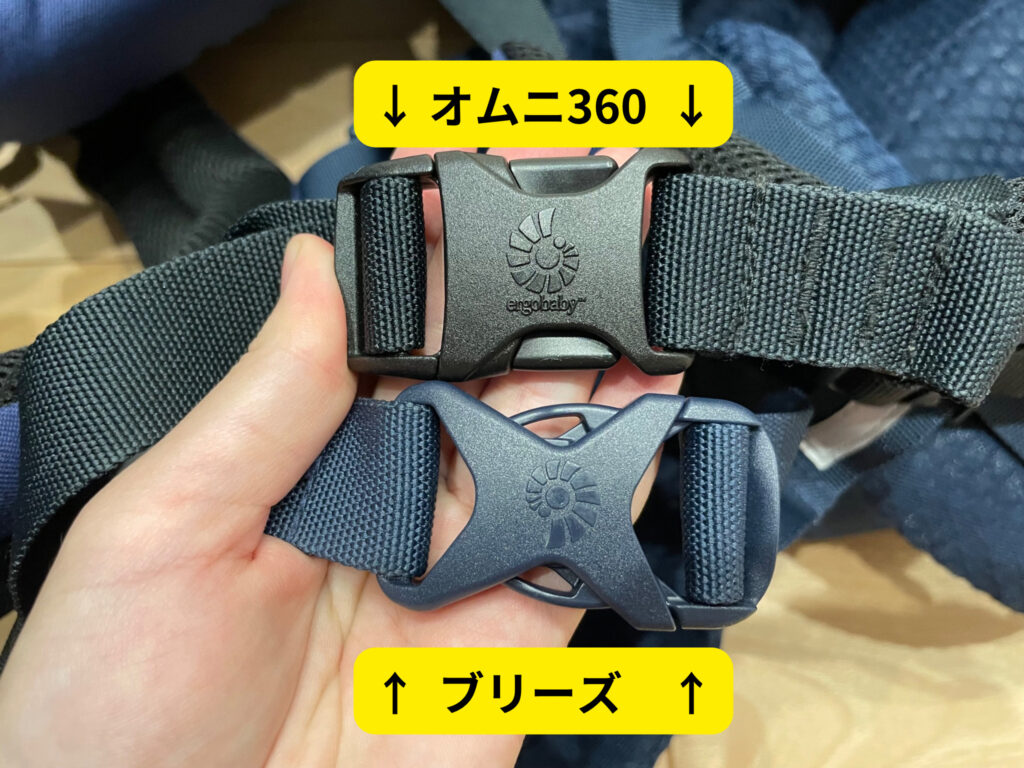 エルゴオムニ360とブリーズの違い